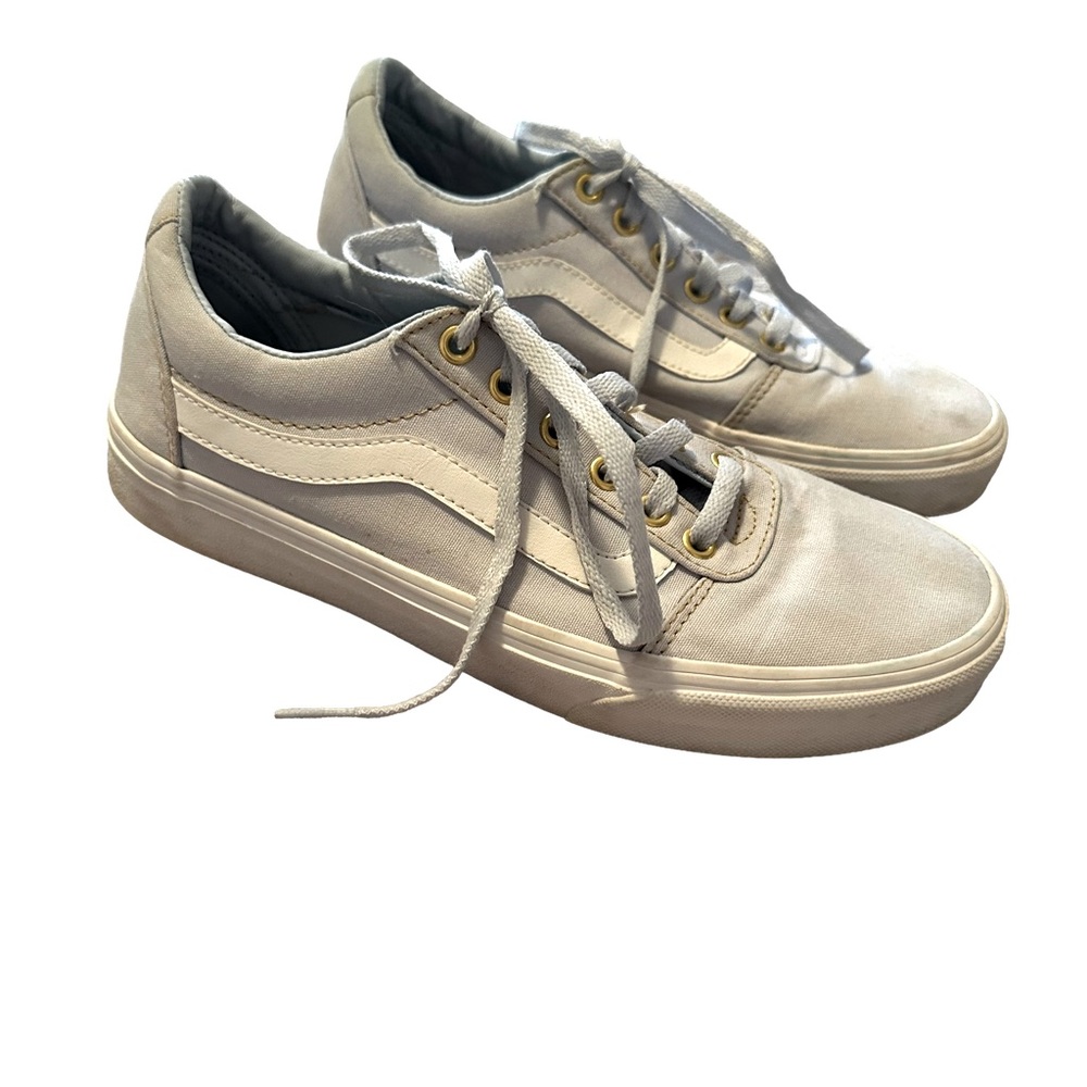 Vans Light Blue & White Sneakers